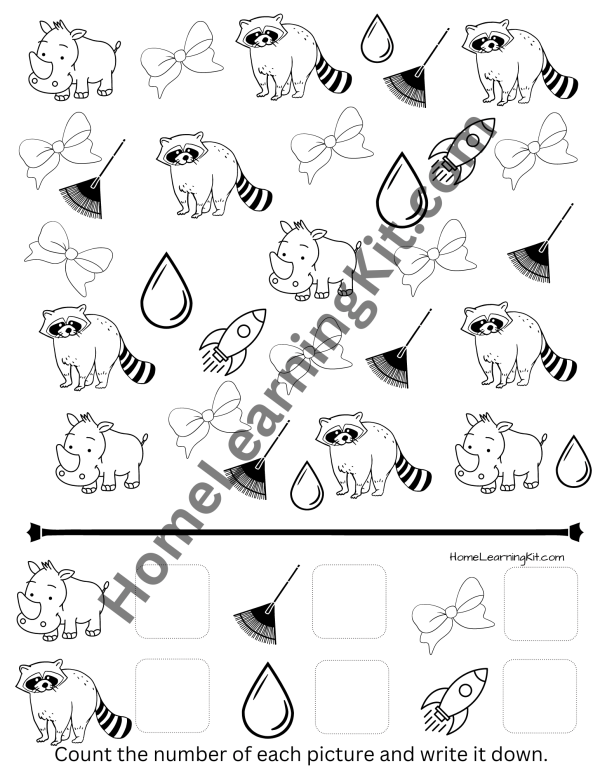 Letter of the Week R counting page